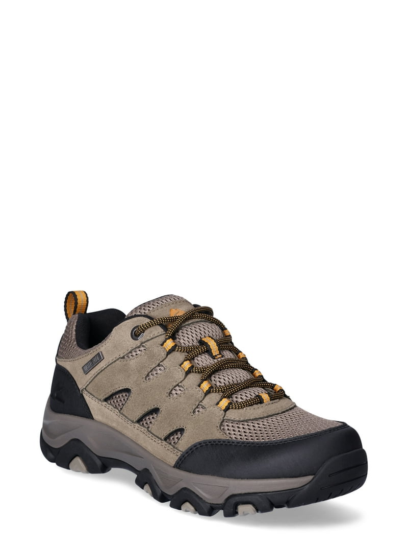 Ozark Trail Waterproof Men's Lightweight Hiking Shoes, Cow Suede