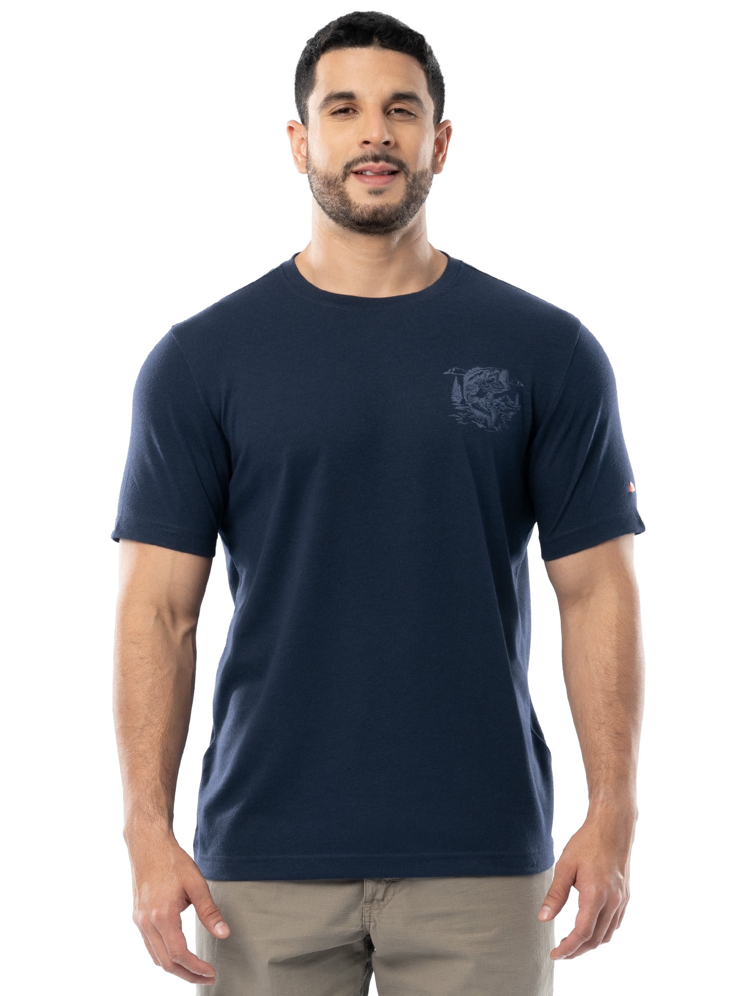 Ozark Trail Men's Active Graphic Tee with Short Sleeves, Sizes S-3XL