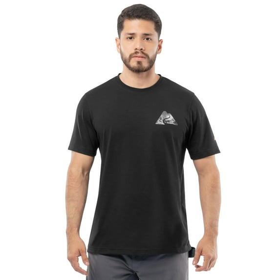 Ozark Trail Men's Active Graphic Tee with Short Sleeves, Sizes S-3XL