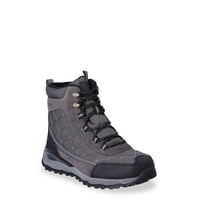 Ozark Trail Mens Waterproof Quilted Mid Snow Boots