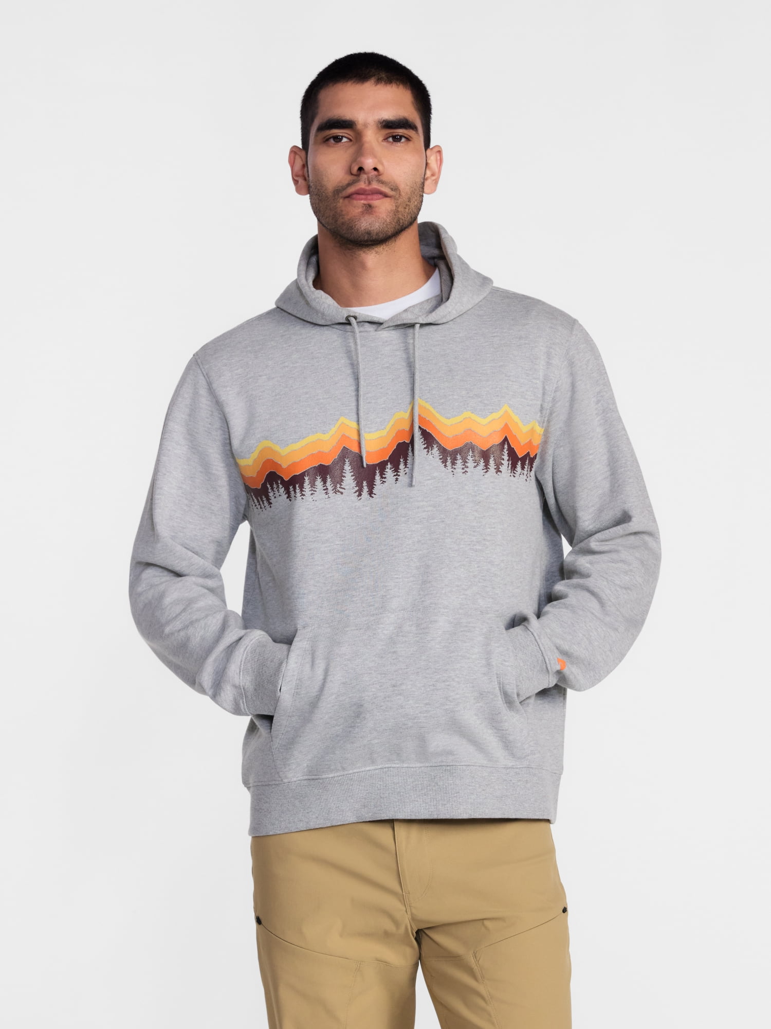 Ozark Trail Men's and Big Men's Graphic Hoodie, Sizes S-3XL