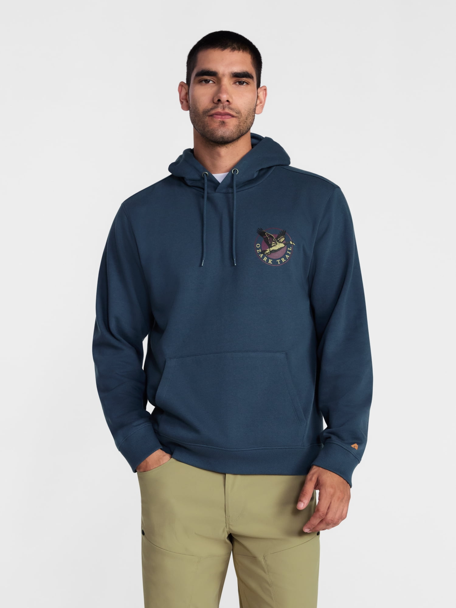 Ozark Trail Men's and Big Men's Graphic Hoodie, Sizes S-3XL