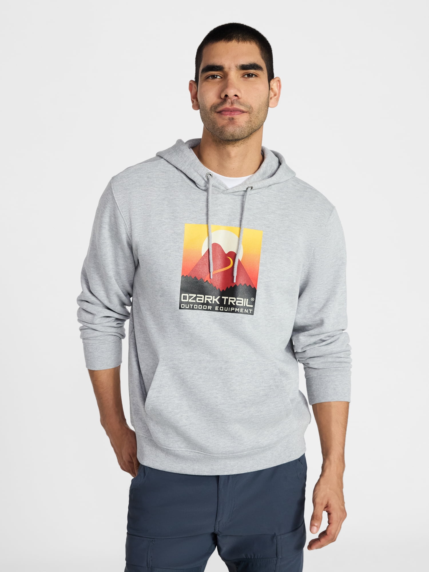 Ozark Trail Men's and Big Men's Graphic Hoodie, Sizes S-3XL