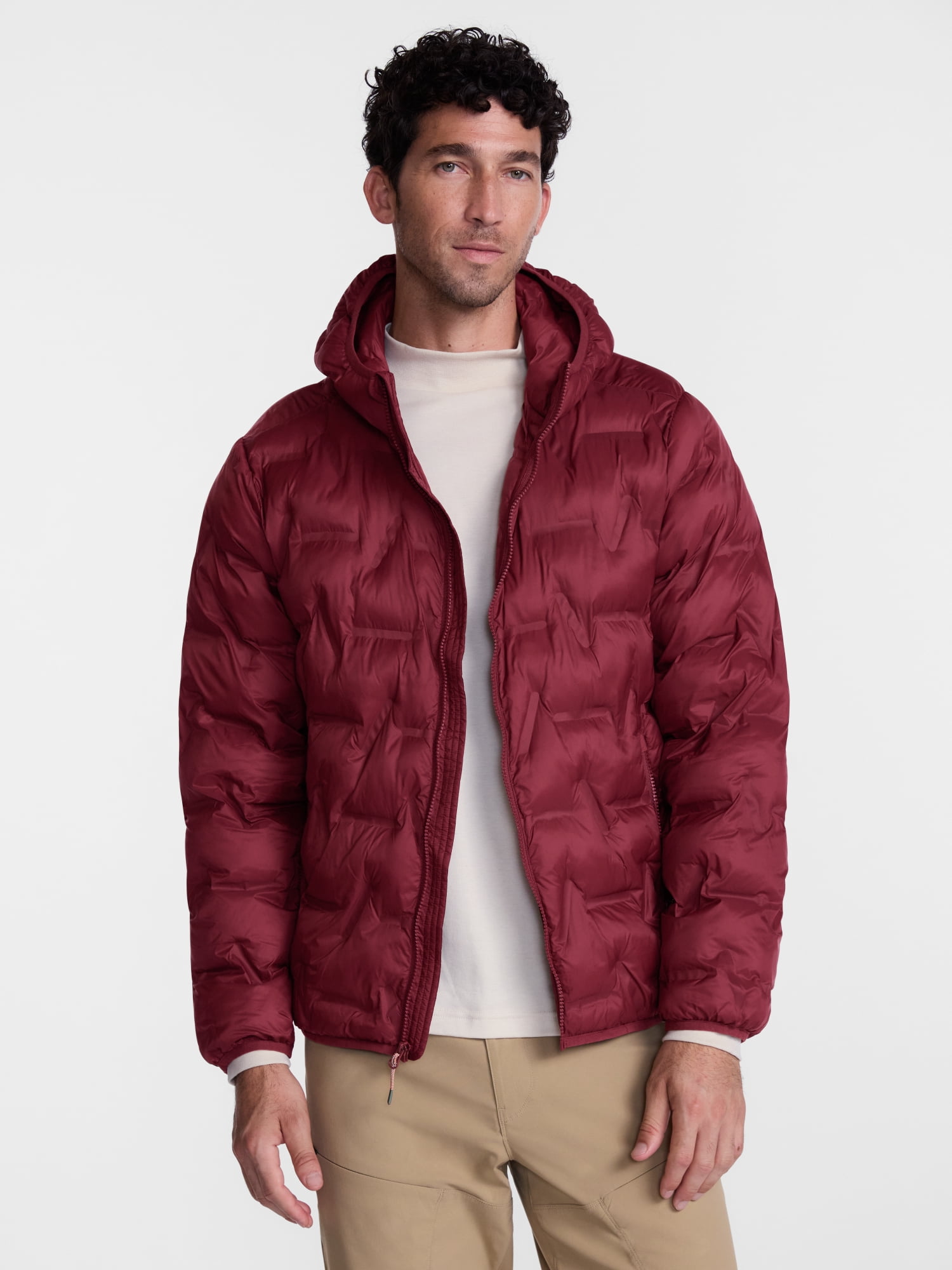 Ozark Trail Men's and Big Men's Midweight Puffer Jacket, Sizes S-3XL