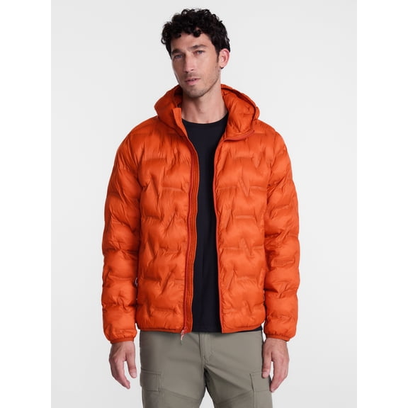 Ozark Trail Men's and Big Men's Midweight Puffer Jacket, Sizes S-3XL