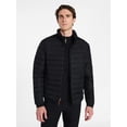 thumbnail image 1 of Ozark Trail Men's and Big Men's Mid-Weight Puffer Jacket, Black Soot, Sizes S-3XL, 1 of 6