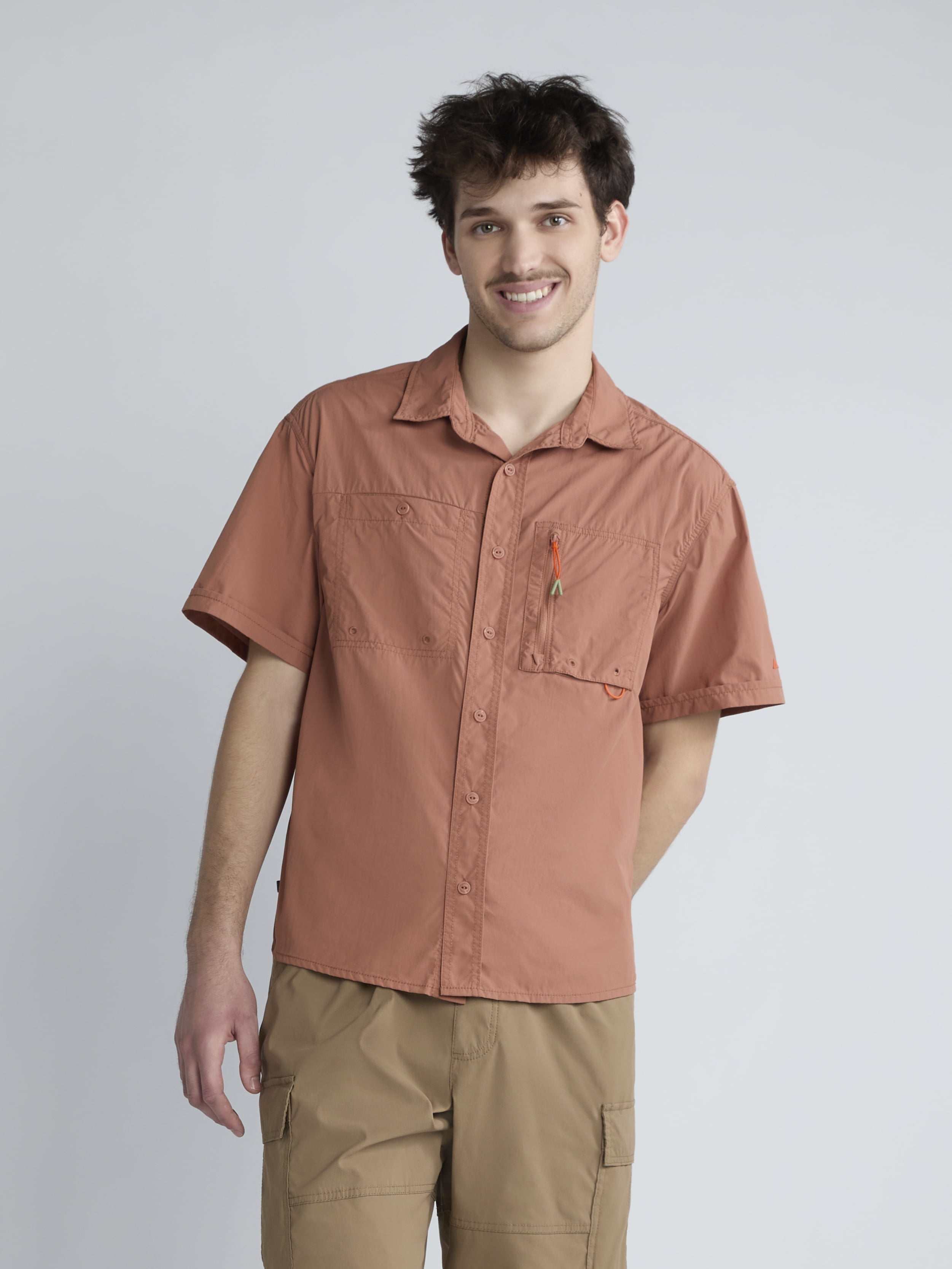 Ozark Trail Men's and Big Men's Upstream Shirt with Short