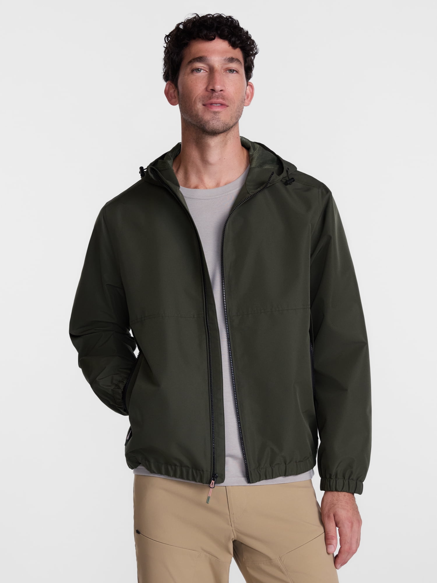 Ozark Trail Men's and Big Men's Windbreaker Jacket, Sizes S-3XL