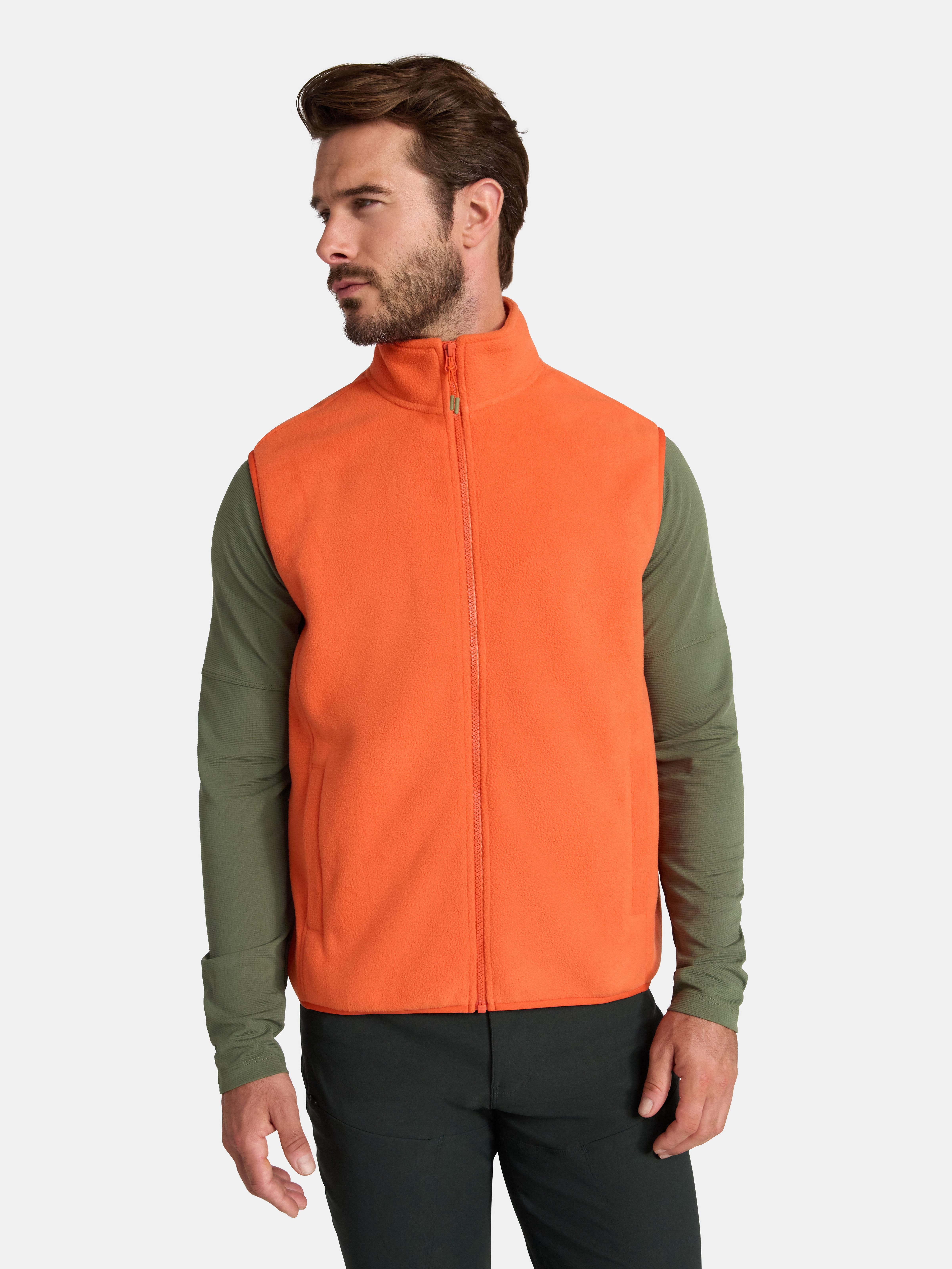 Ozark Trail Men's and Big Men's Fleece Vest, Sizes S-3XL