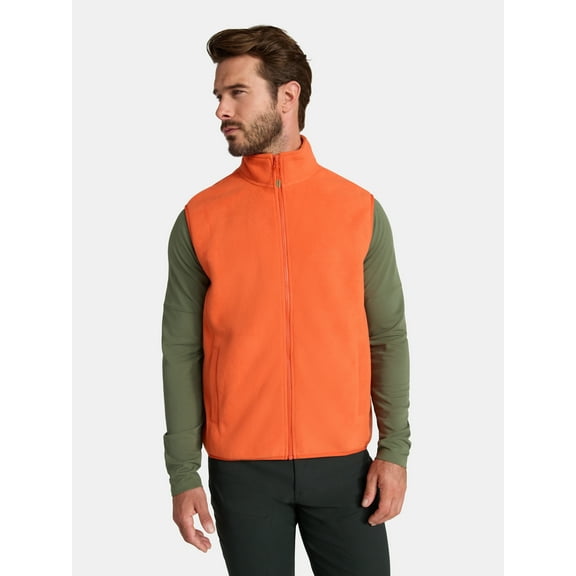 Ozark Trail Men's and Big Men's Fleece Vest, Sizes S-3XL