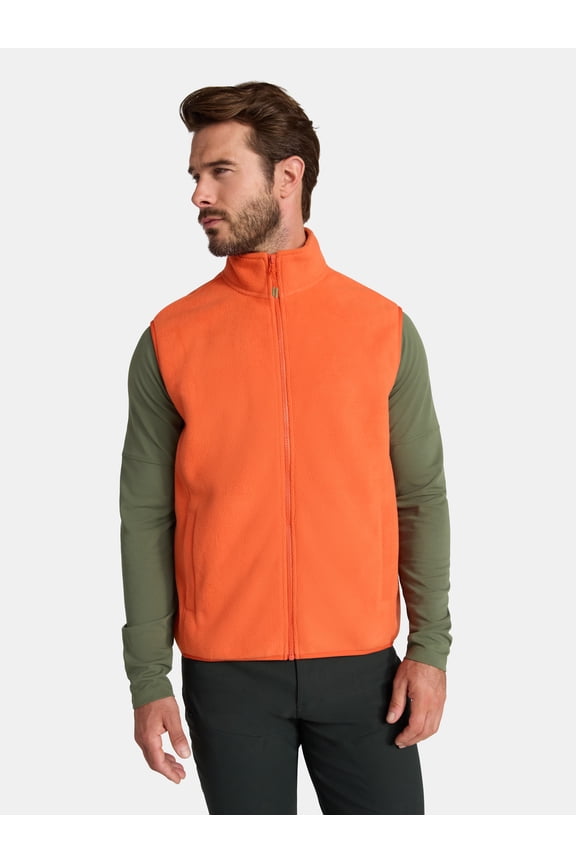 Men's and Big Men's Fleece Vest, Sizes S-3XL