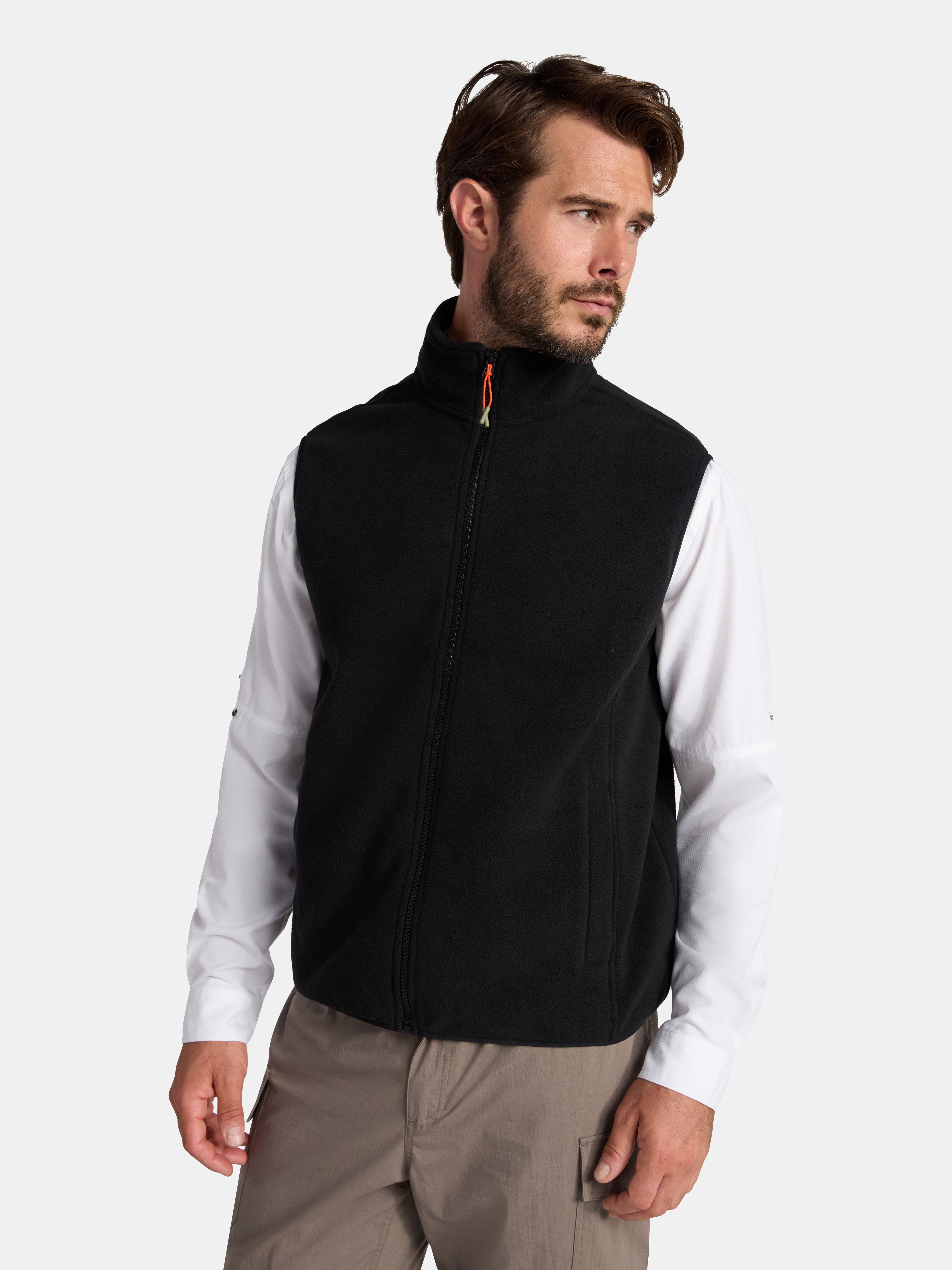 Ozark Trail Men's and Big Men's Fleece Vest, Sizes S-3XL