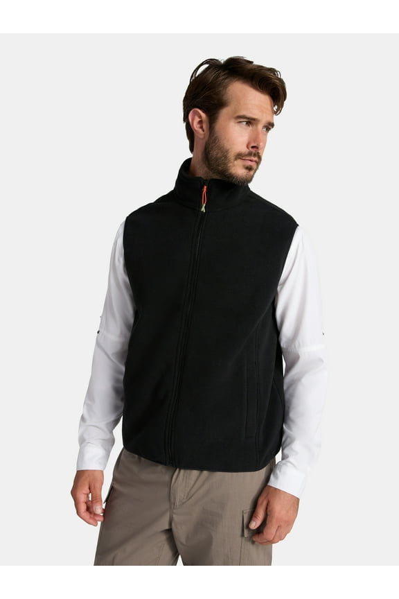 Men's and Big Men's Fleece Vest, Sizes S-3XL