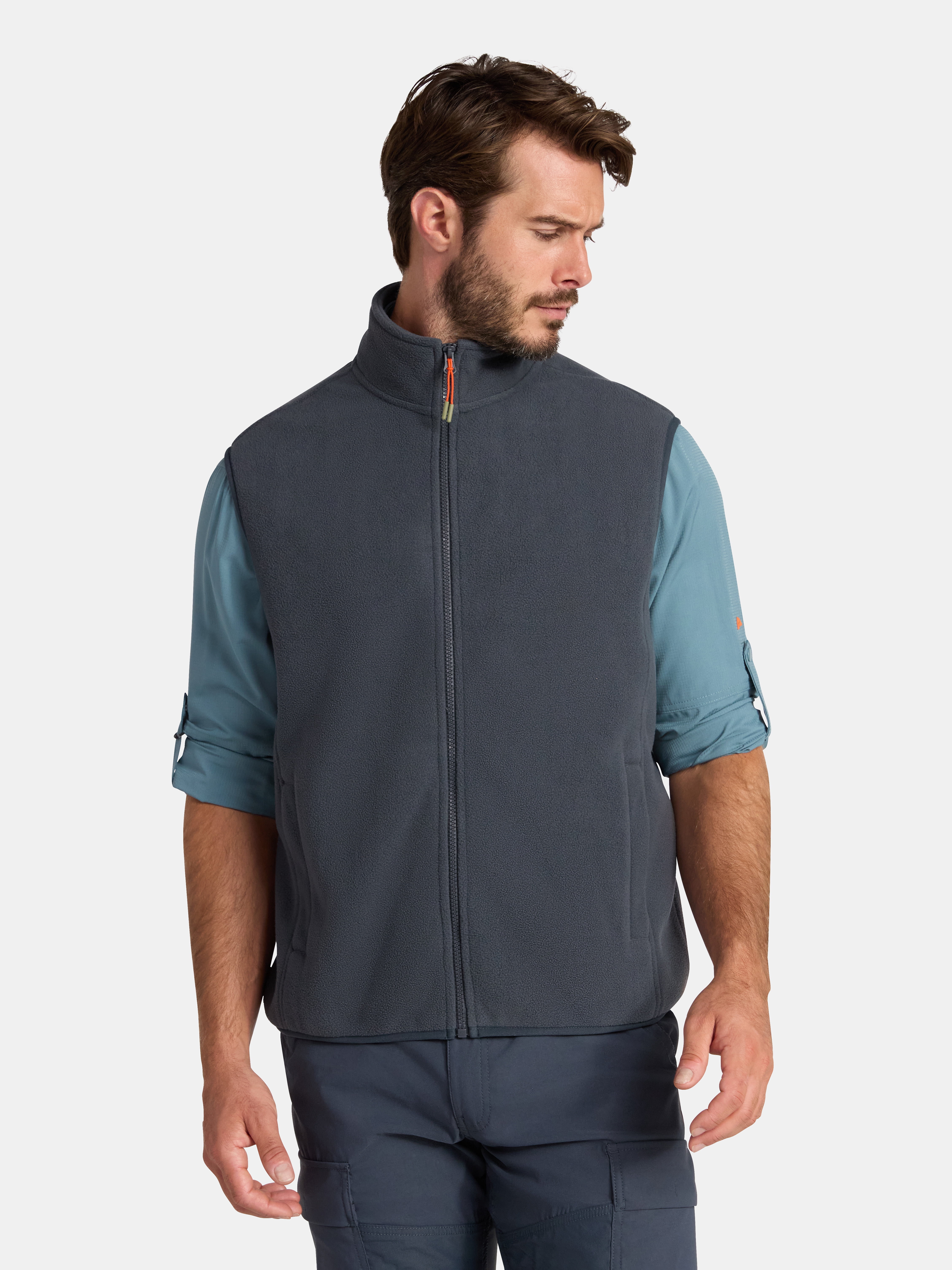 Ozark Trail Men's and Big Mens's Polar Fleece Vest, Sizes S-3XL