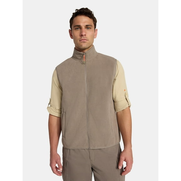 Ozark Trail Men's and Big Men's Fleece Vest, Sizes S-3XL