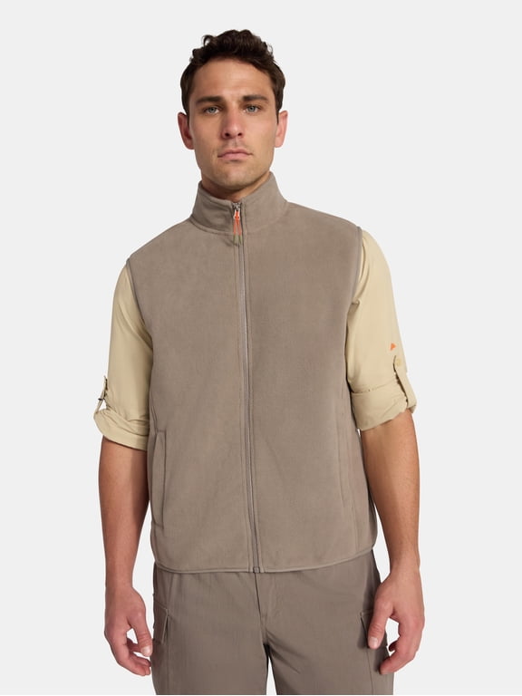 Men's and Big Men's Fleece Vest, Sizes S-3XL