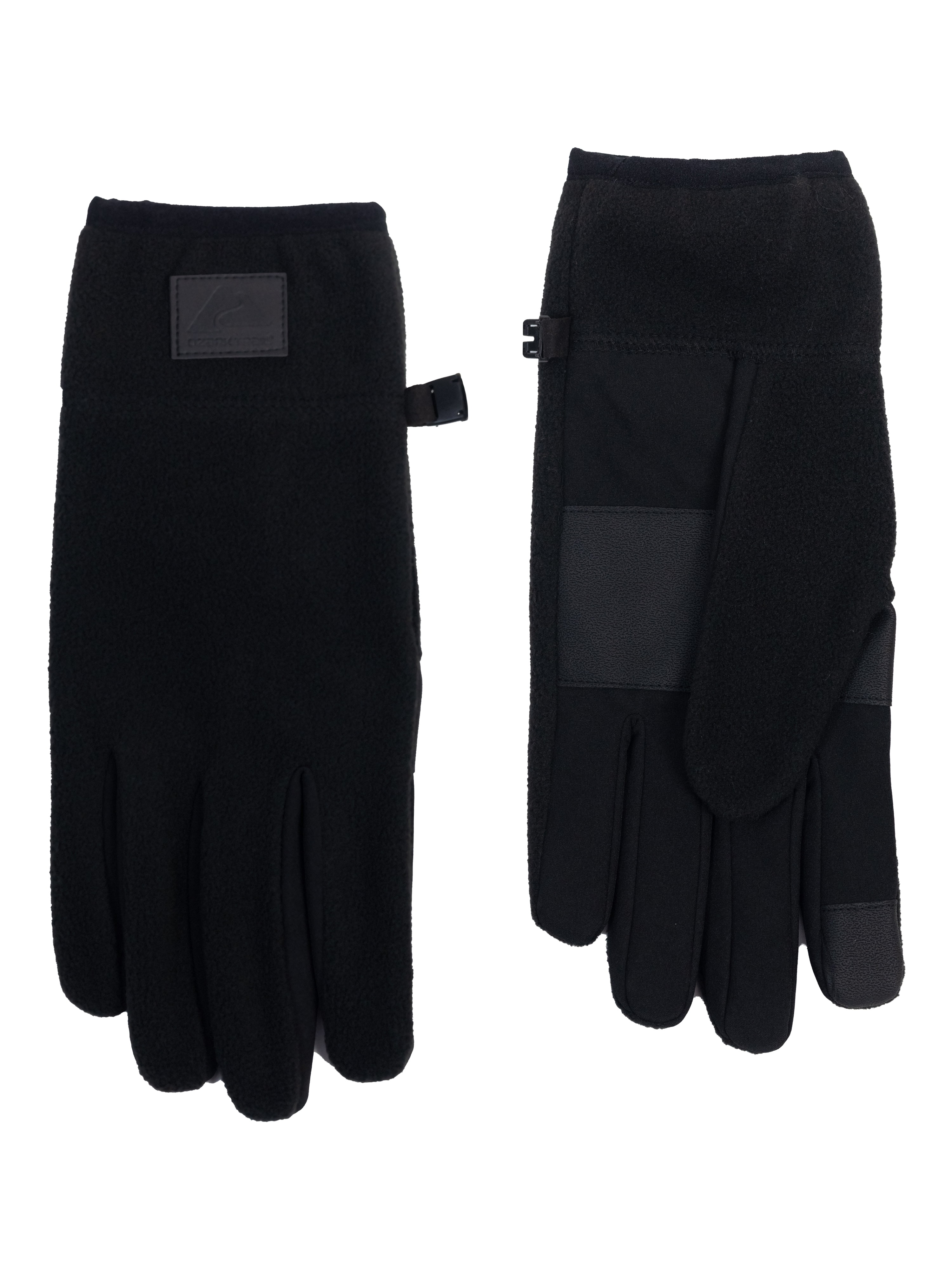 Ozark Trail Mens Fleece Gloves, Black - Walmart.com