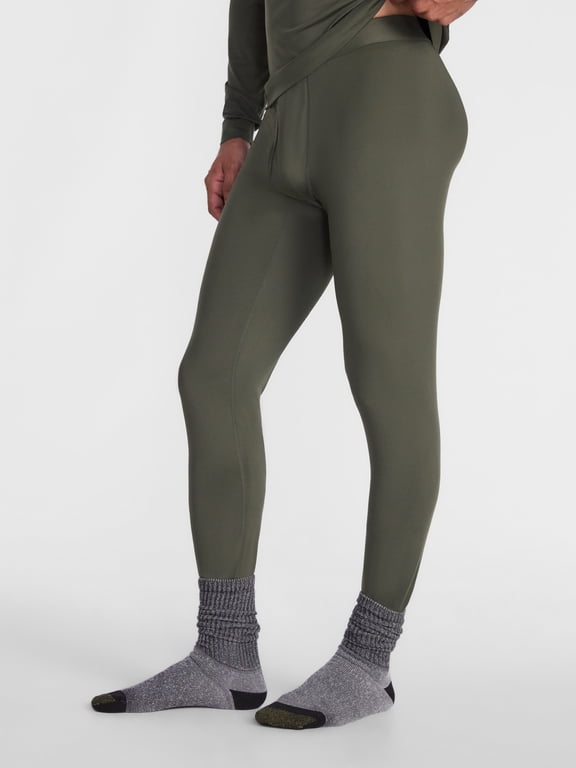 Men's Lightweight Thermal Underwear Bottoms, Sizes S-3XL