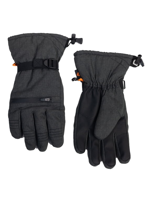 Mens Ski Glove, Charcoal Sky