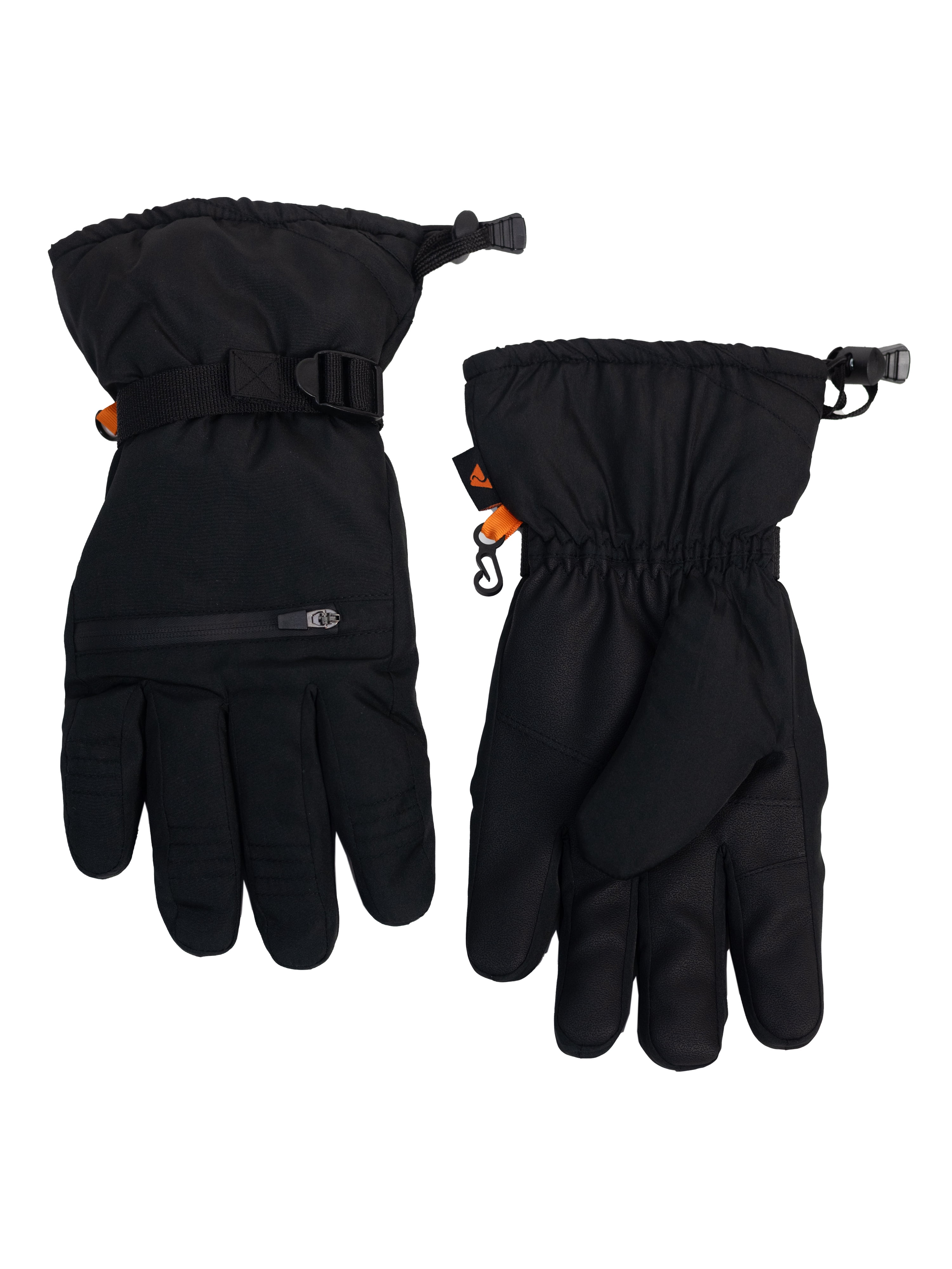 Ozark Trail Mens Ski Glove, Rich Black