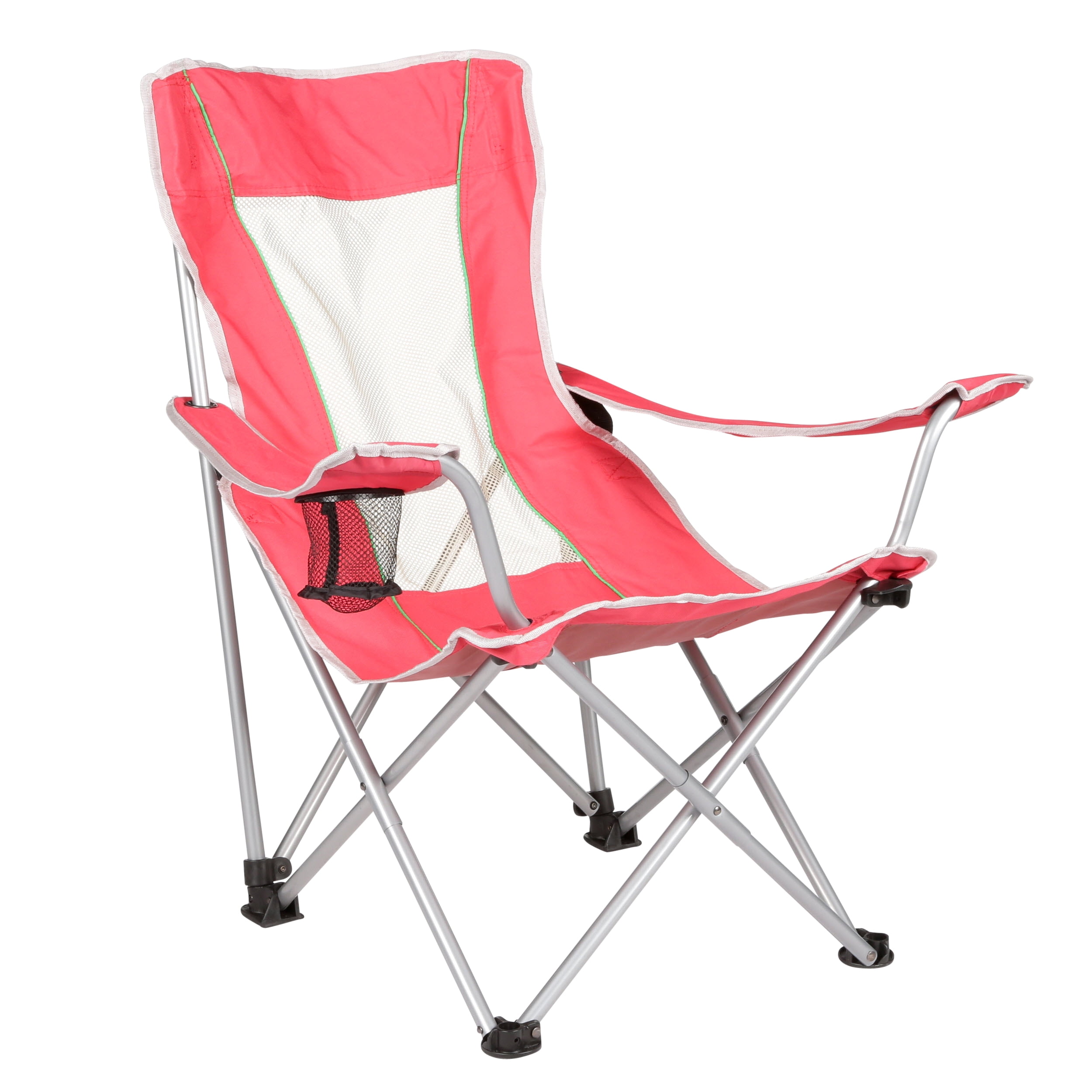 Ozark Trail Mesh Sling Camping Chair, Pink