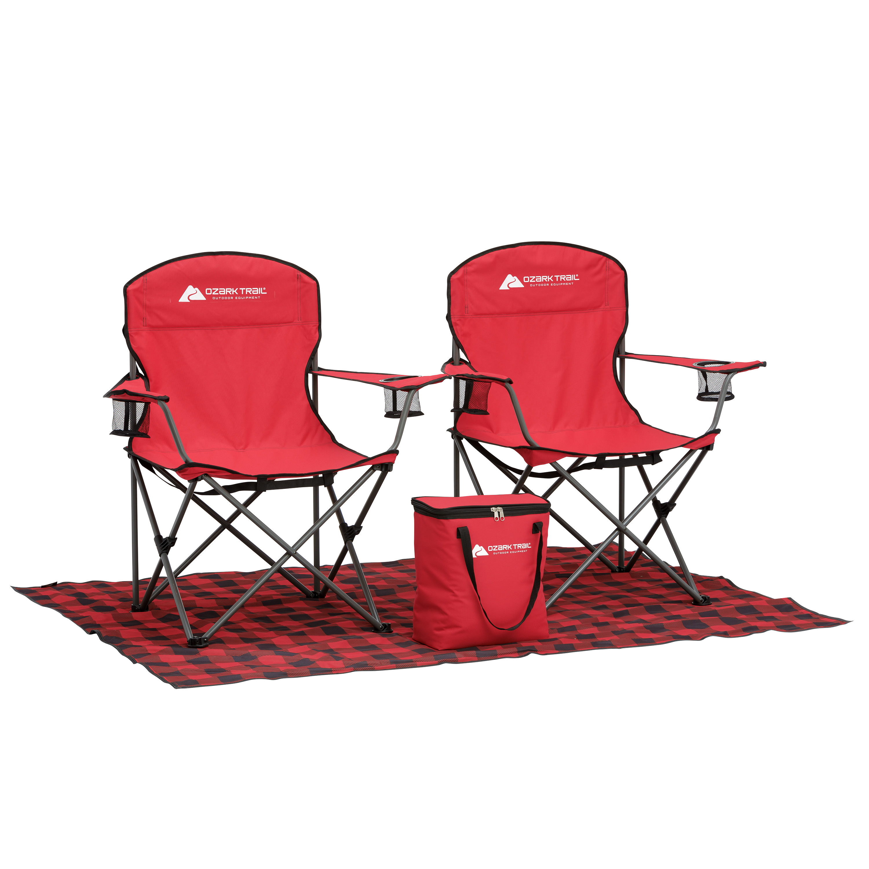 Ozark Trail Mini Tailgate Combo with Footprint, Cooler, and Chairs - image 1 of 5