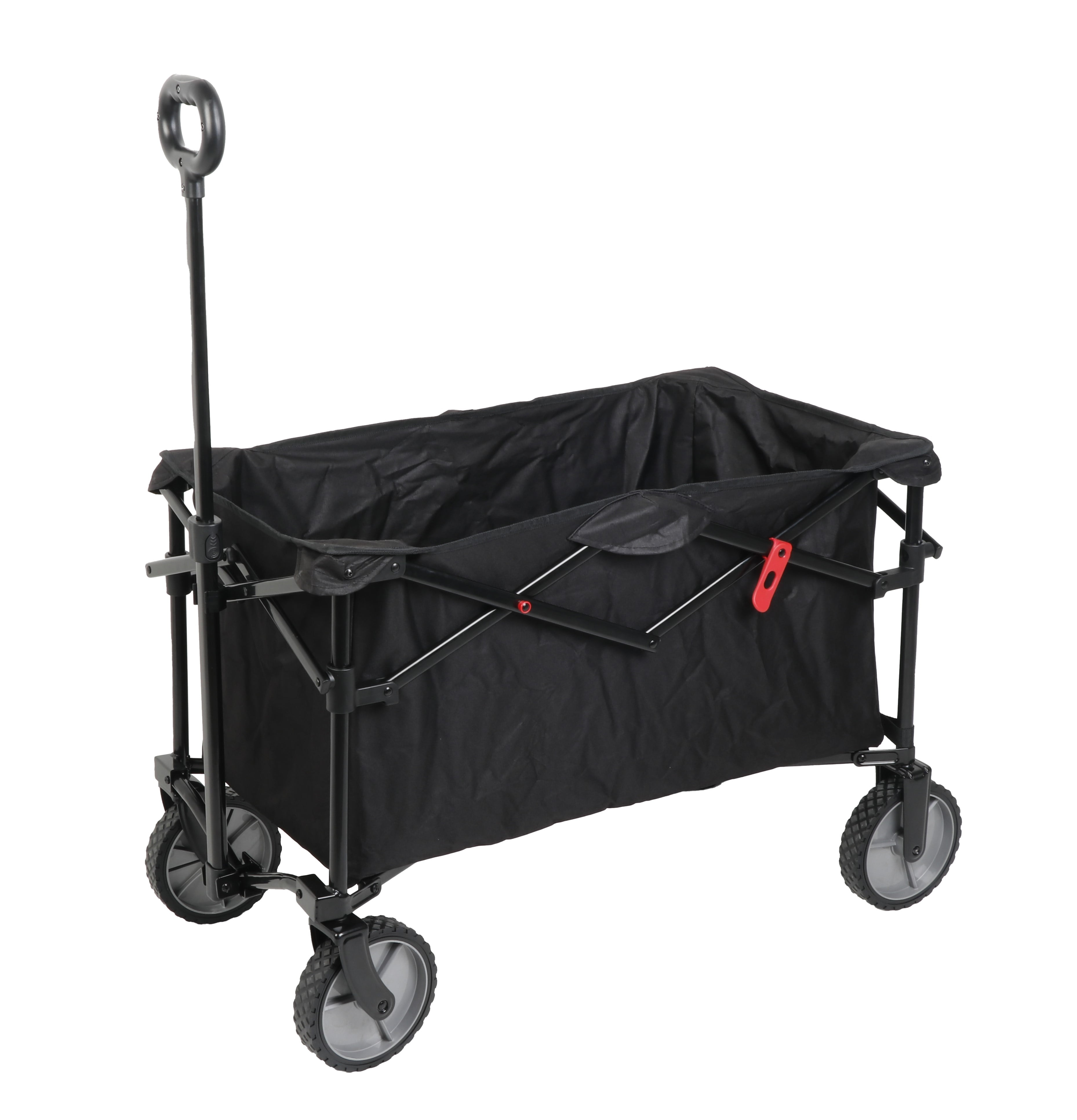 "Ozark Trail 24"" Multi-Purpose Big Bucket Utility Cart Wagon, Black"