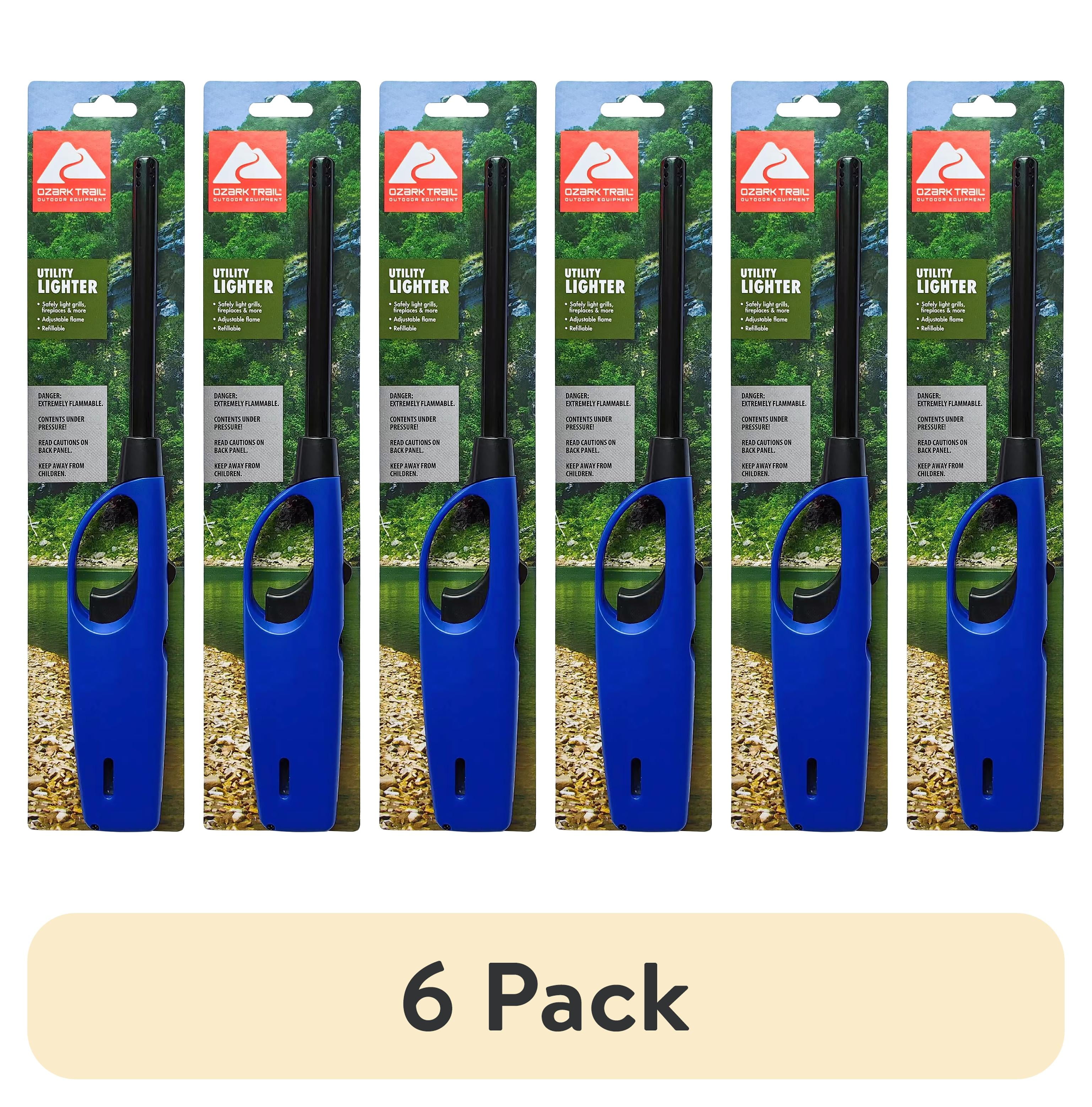 (6 pack) Ozark Trail Multipurpose BBQ Lighter, Blue, 1 Unit - Walmart.com