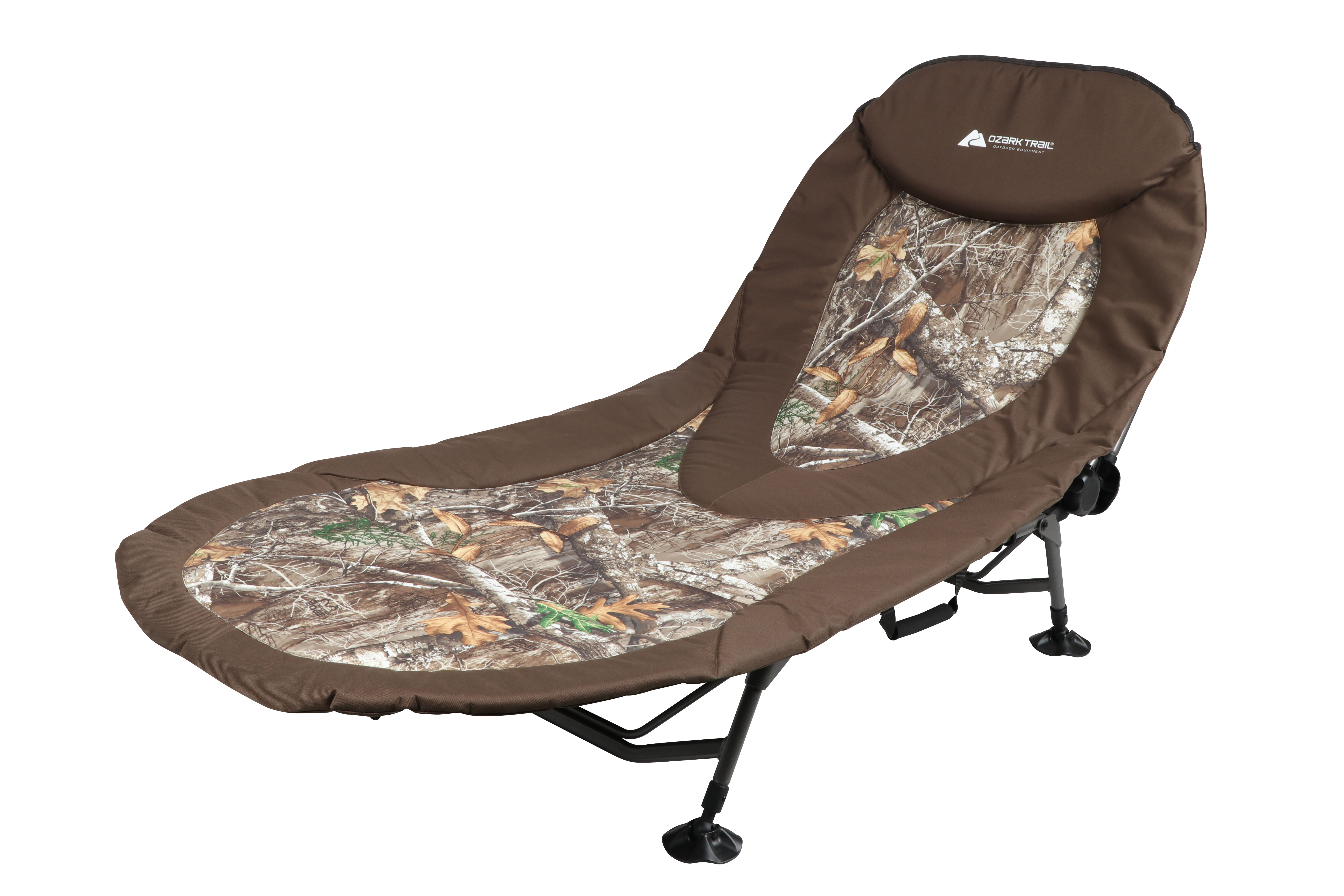 Ozark Trail North Fork Adjustable Camo Camping Cot, Green,  77.9"L x 31"W - image 1 of 15