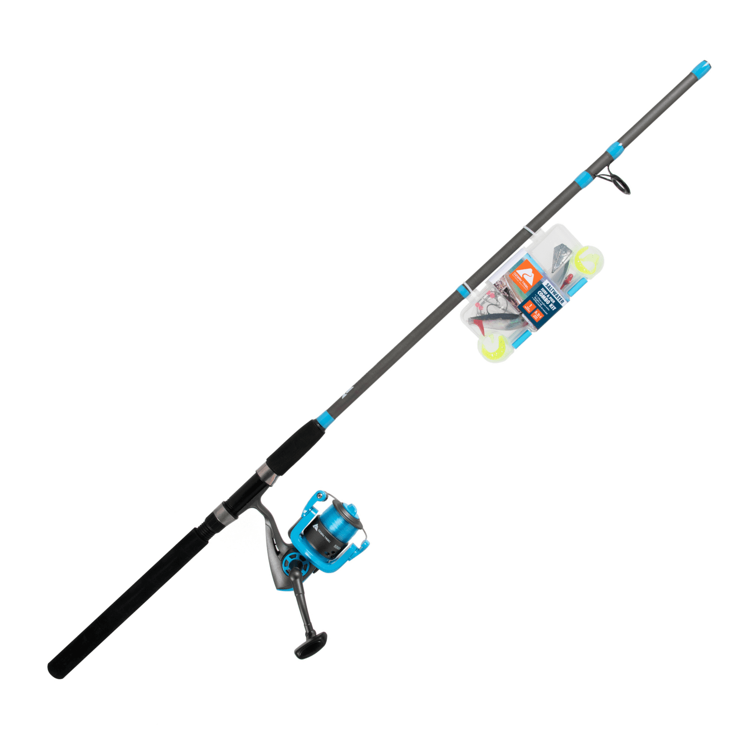 Ozark Trail Stainless Steel 7' Surf Fishing Rod Reel Combo with