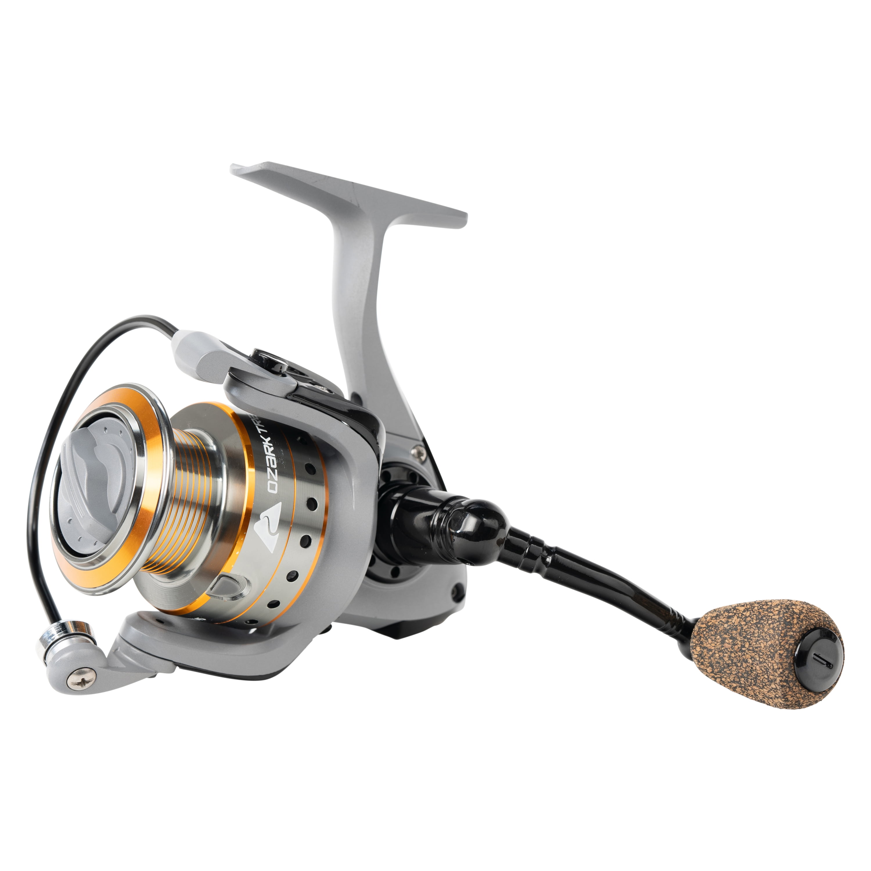Ozark Trail OTX 3000 Spinning Fishing Reel, 5.1:1 Gear Ratio, Gray