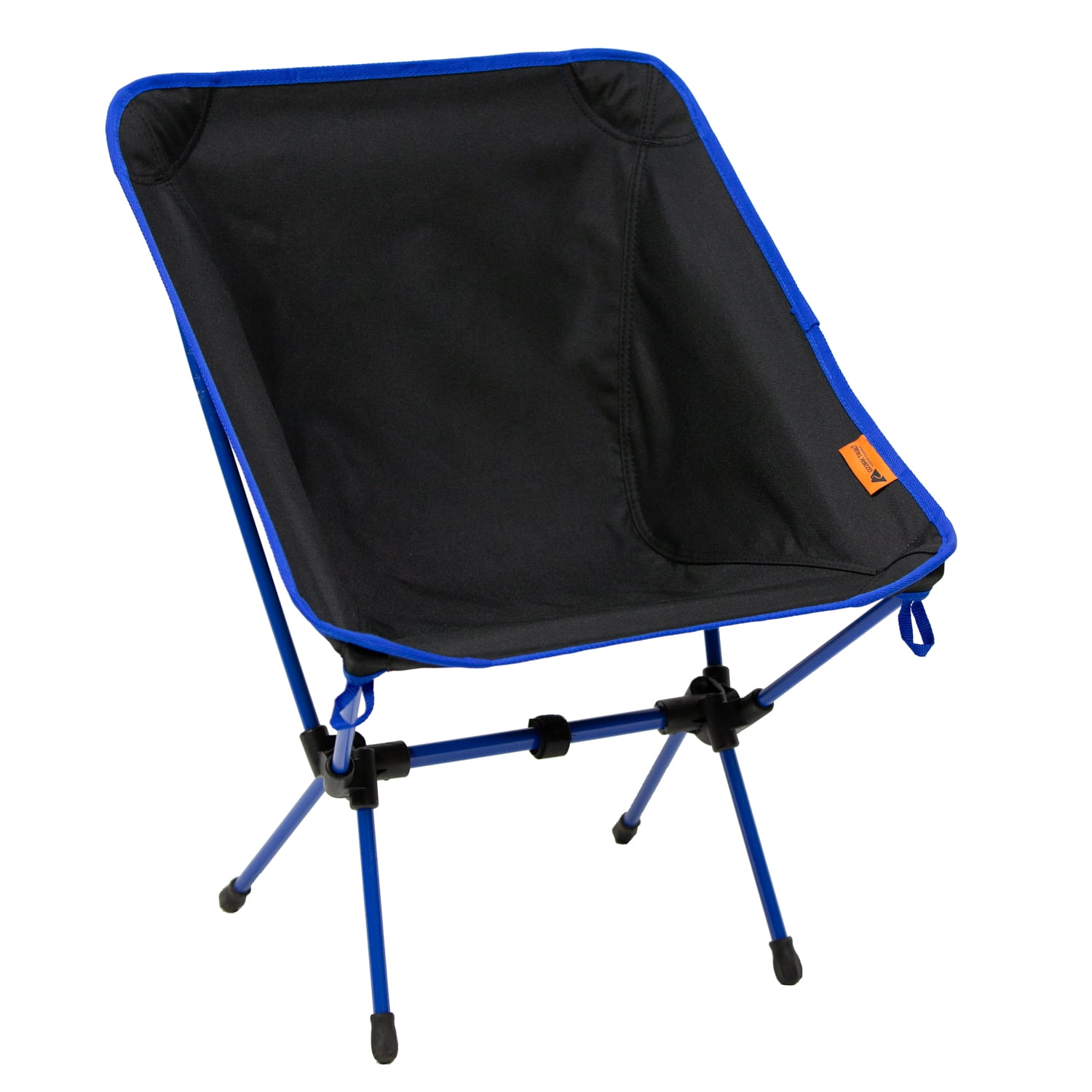 Ozark Trail Outdoor Compact Backpacking Chair Black 3lbs Adult Walmart
