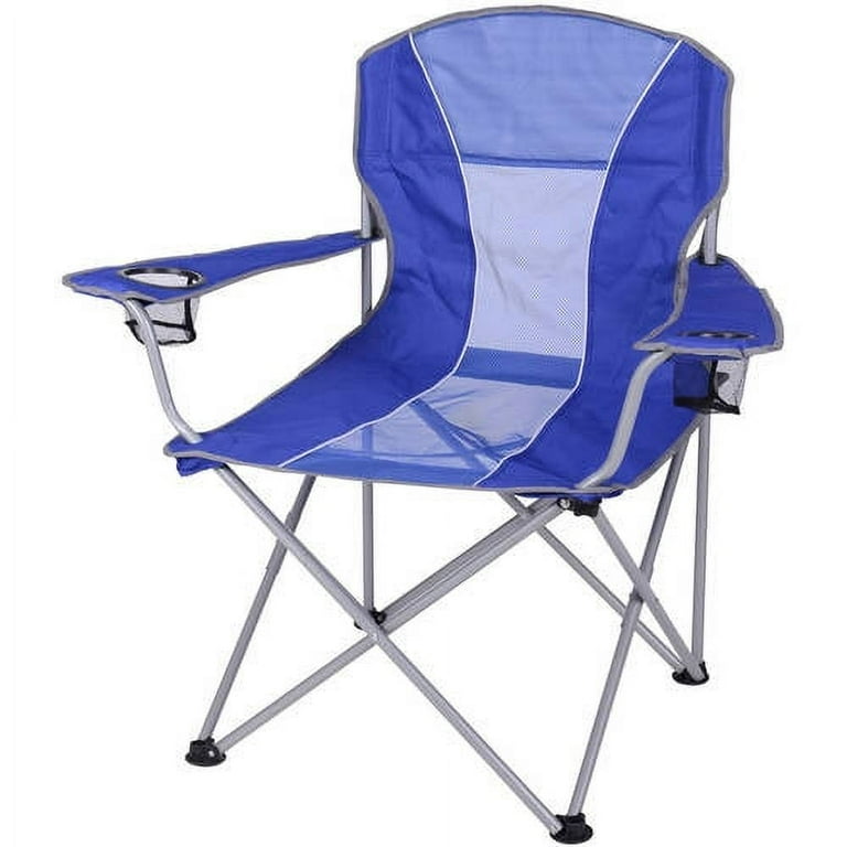 Ozark Trail Oversized Mesh Chair Blue Walmart