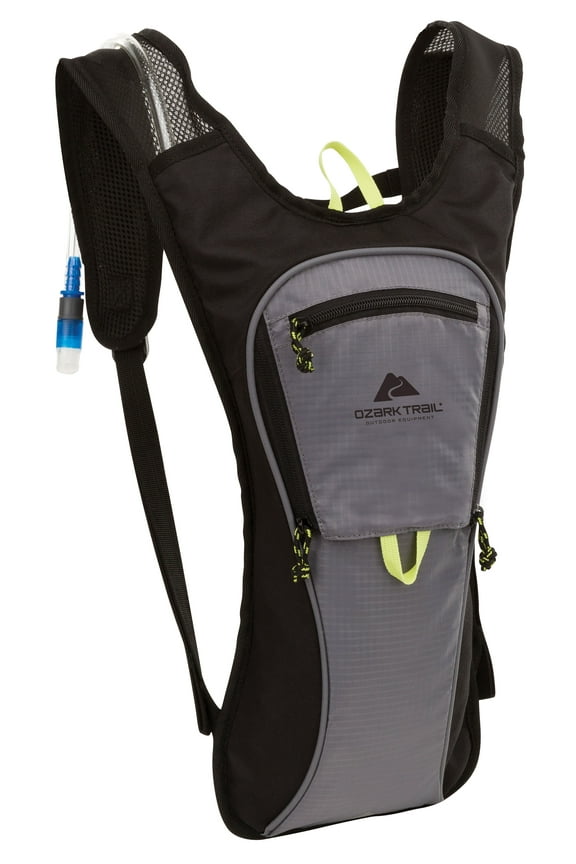 Pearson Creek 2 Ltr Hydration pack, with 1 2-Liter Reservoir, Black, Unisex, Backpacking