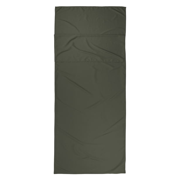 Ozark Trail Polyester Outdoor Camping Sleeping Bag Liner Sheet, Green