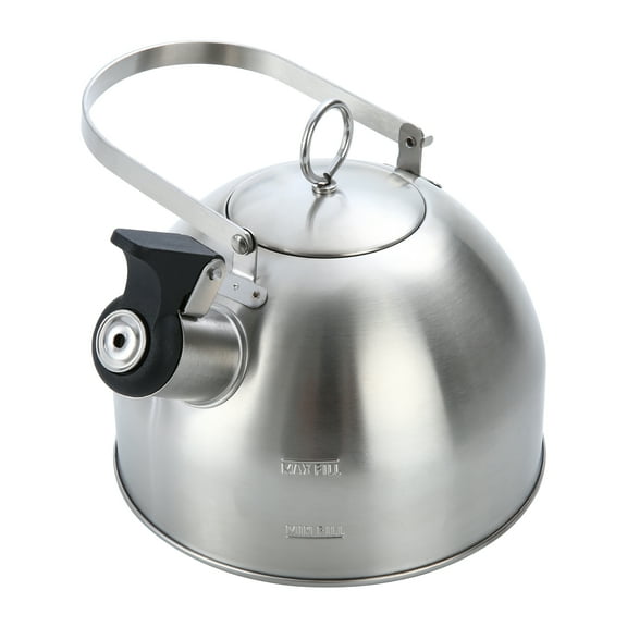 Ozark Trail Portable Stovetop Kettle, Stainless Steel, 6.60 x 6.60 x 5.90 inches, Hand Wash Recommended