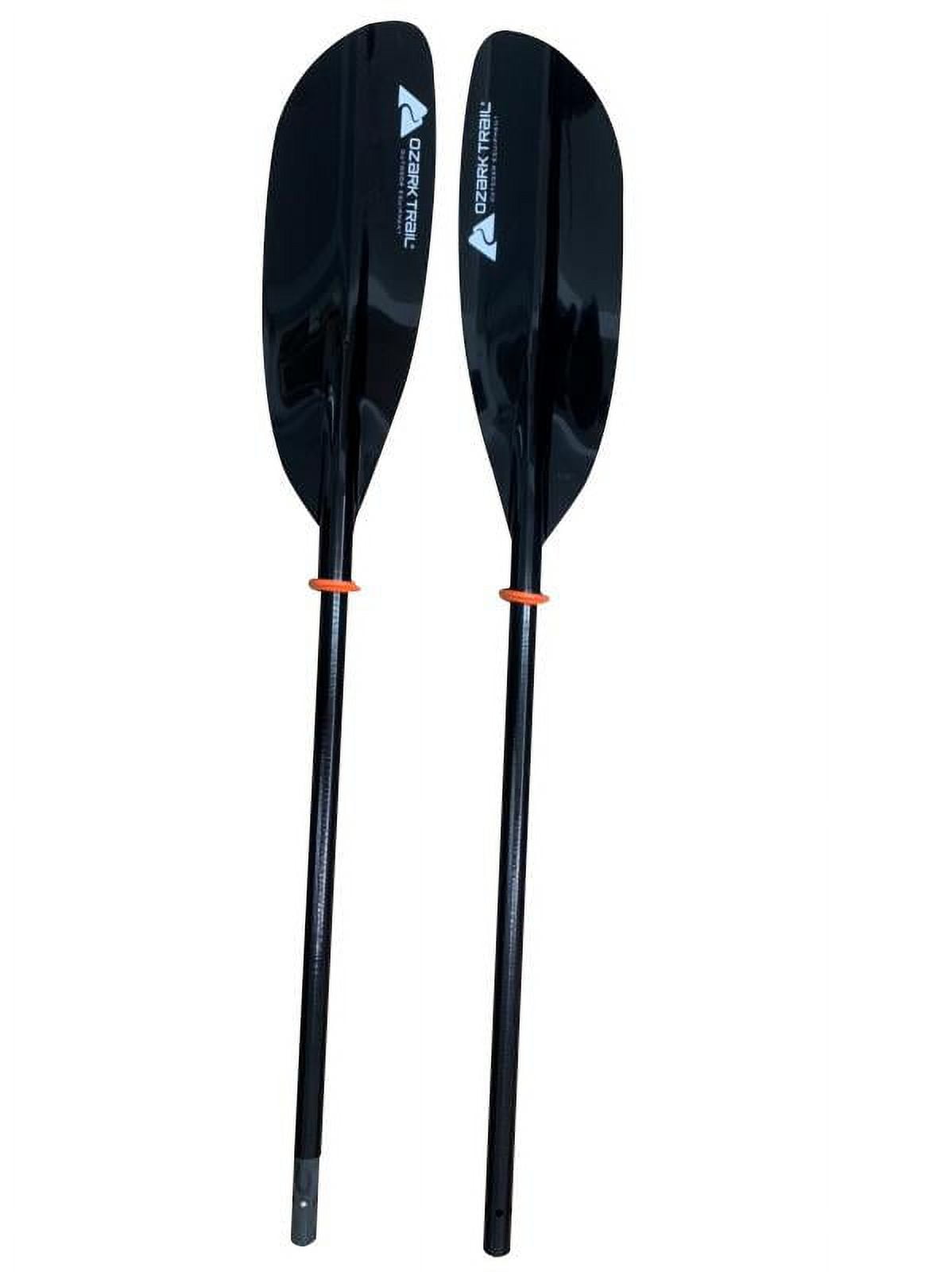 Ozark Trail Premium Black Fiberglass Kayak Paddle, 87 inch
