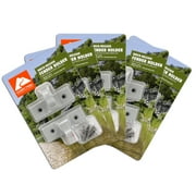 Ozark Trail Quick Release Marine Inflatable Fender Holder, 10-pack Bumper Hangers for Boats and Docks