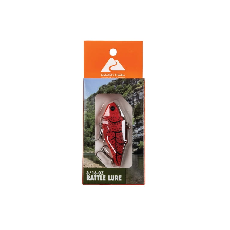 Ozark Trail 3/16 oz Rattle Fishing Lure - Crawfish Boil, Durable