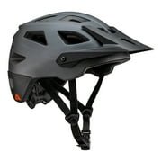 Ozark Trail Adult Rechargeable Rear Light-Up Black Bike Helmet, 9-Modes, Ages 14+