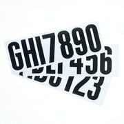 Ozark Trail Registration Letter and Number Vinyl Sticker Kit, Boating Accessory, Black