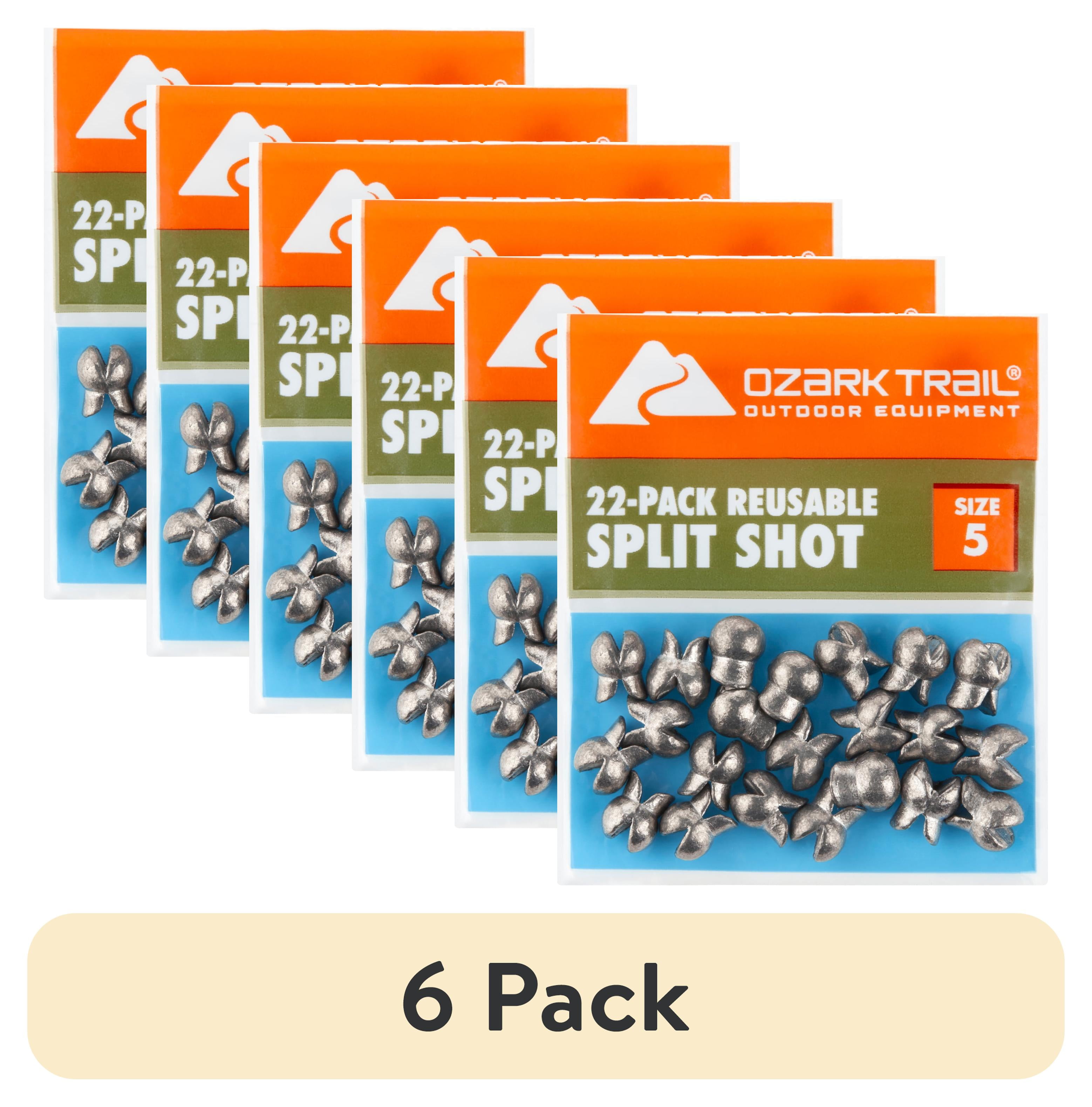 (6 pack) Ozark Trail Reusable Shot #5, Fishing Lead Weights, Product ...