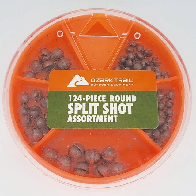 Ozark Trail Round Shot Assortment, Fishing Lead Weights