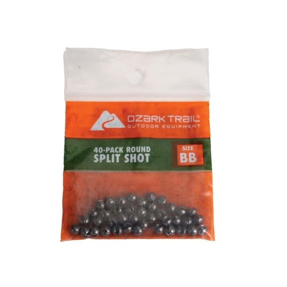 Ozark Trail Round Split Shot BB Sinkers