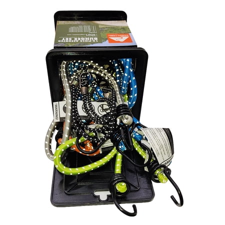 Ozark Trail Rubber Reflective Assorted Bungee Cords, 12 Count, with Storage Case, 1.9 lb price history and forecast - Ozark Trail GA12R