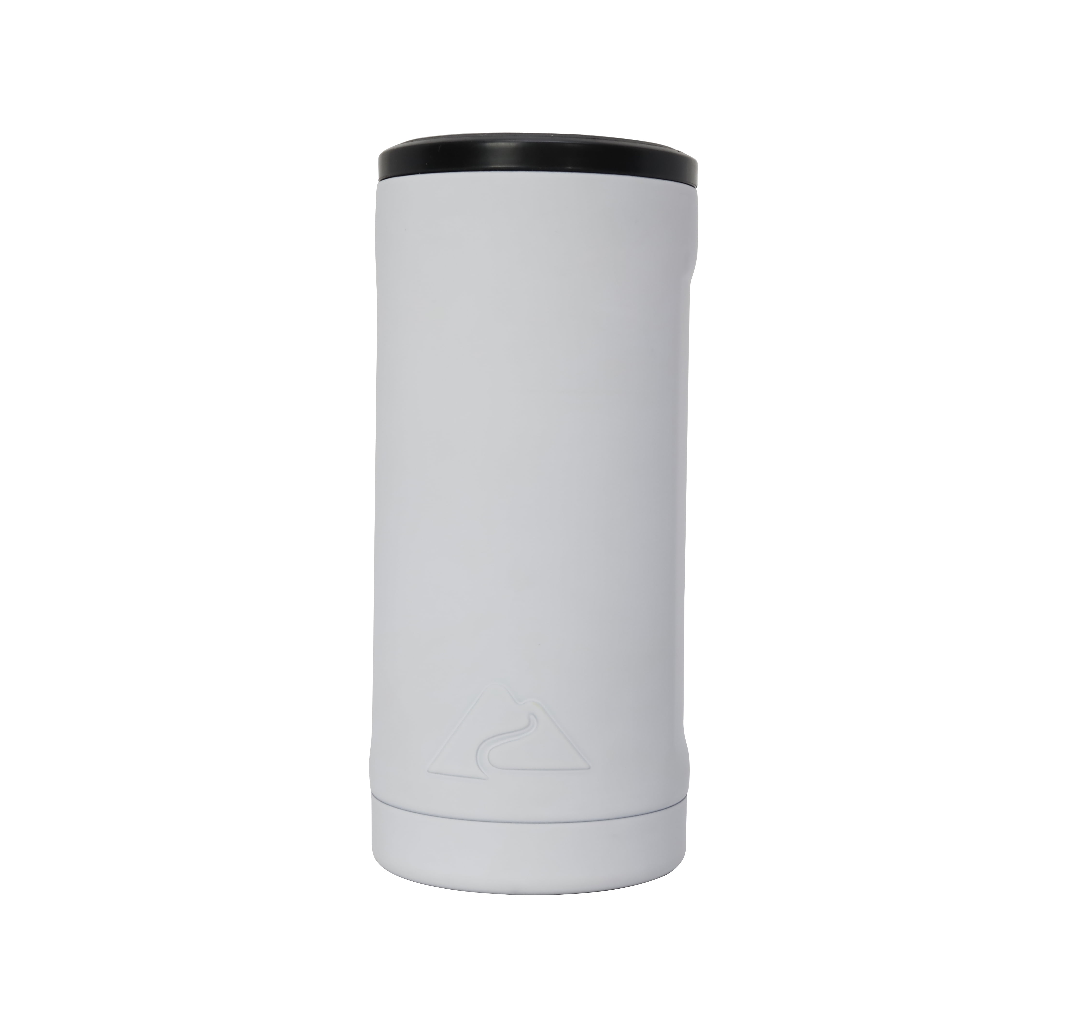 Ozark Trail 12 oz Stainless Steel Slim Can Drink Sleeve, Matte White