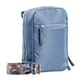 thumbnail interactive-video image 1 of Ozark Trail Santa Ana 2 Ltr Unisex Crossbody Bag for Adults and Teens, Blue, 1 of 9