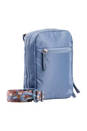 2L Unisex Adult/Teen Santa Ana Nylon Crossbody Bag, Blue