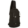 thumbnail interactive-video image 1 of Ozark Trail Sling pack, Black, Polyester, 9 L Messenger Bag, Adult, Teen, New, Unisex, 1 of 14