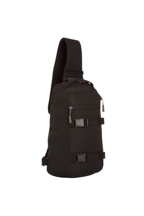 9L Unisex Adult/Teen Sling Pack Polyester Messenger Bag, Black
